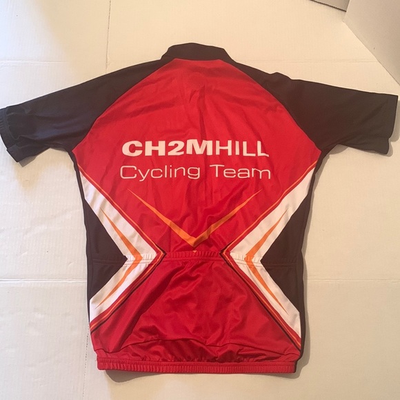 VOmax Cycling Racing Jersey Size Medium 3/4 Zip CH2MHILL - Picture 2 of 6